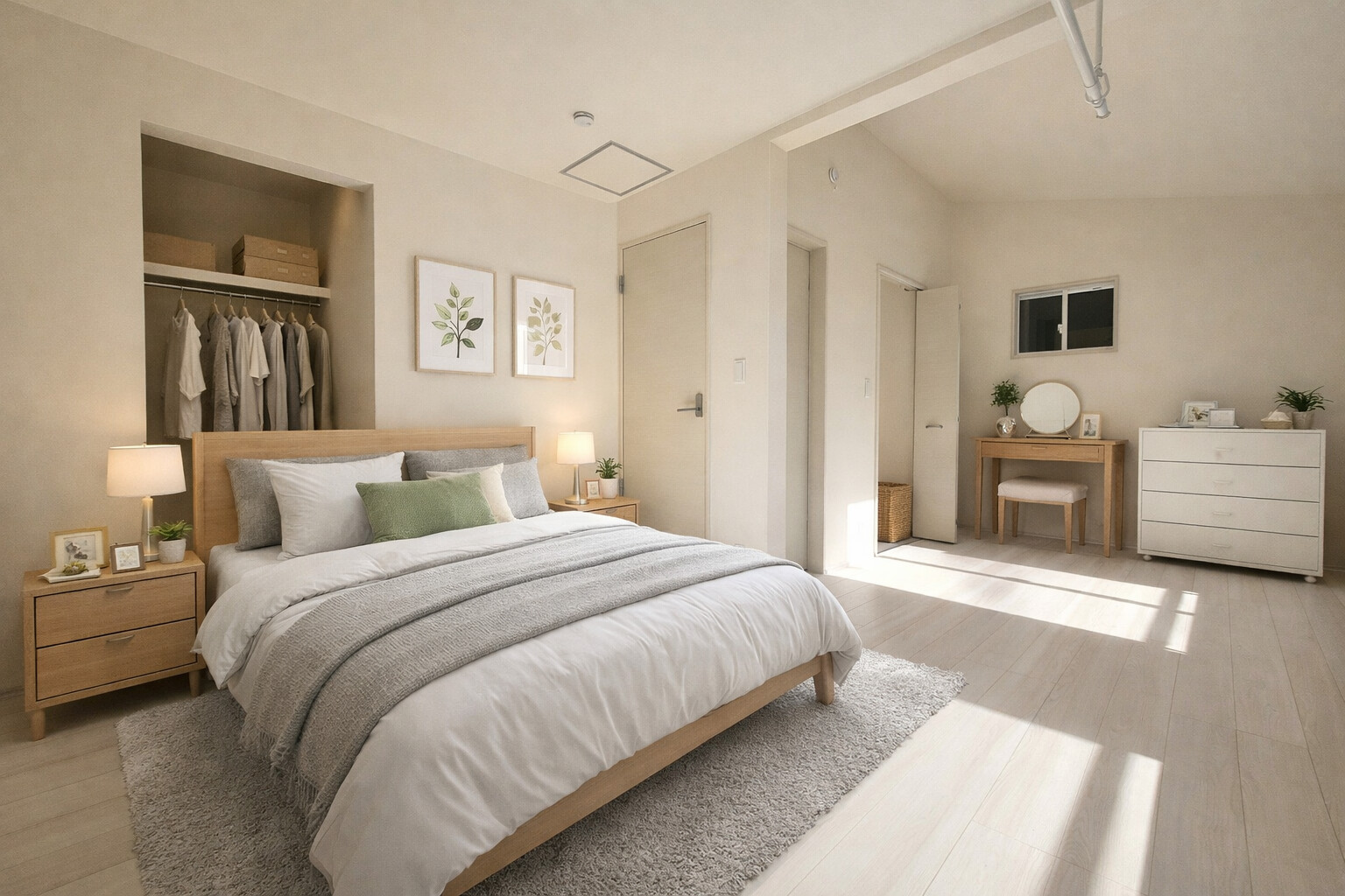 ☆明るさと風通しの良さ☆ 一戸建てのお部屋の魅力は陽当たりと風通しの良さ。※家具はＣＧとなります。